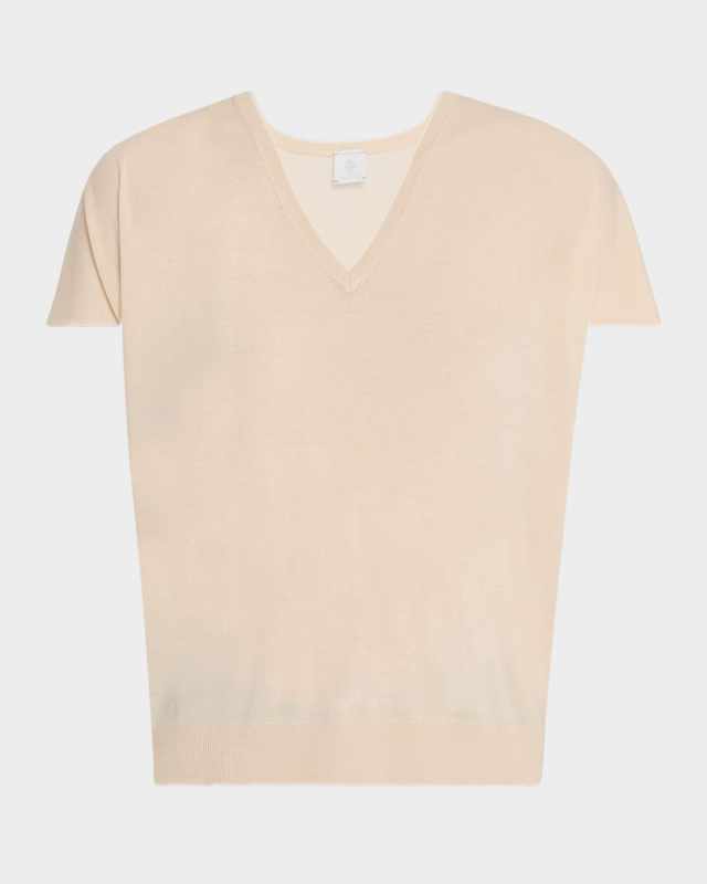 Short-Sleeve Merino Wool Sweat